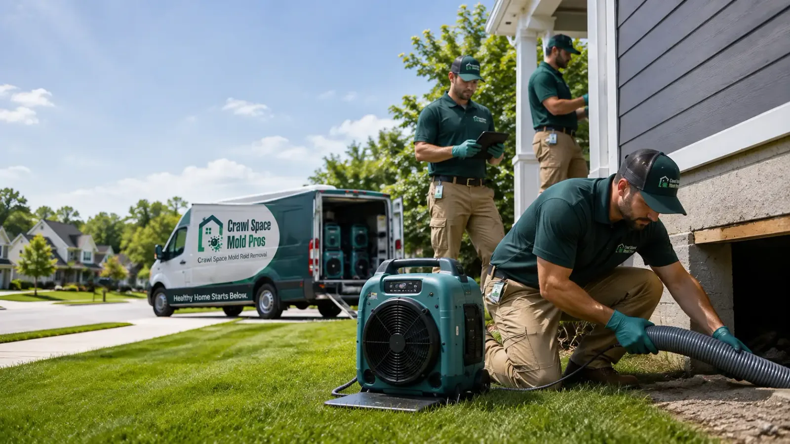 Crawl Space Mold Removal in Hornitos, CA